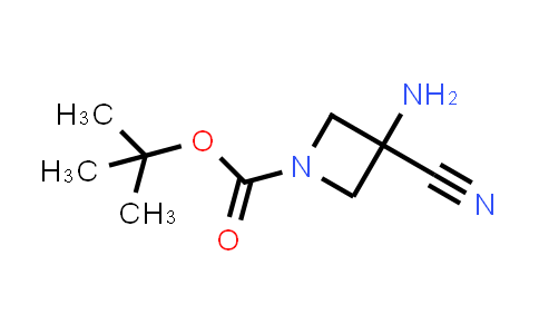 CAS No. 1254120-12-1, tert-Butyl 3-amino-3-cyanoazetidine-1-carboxylate