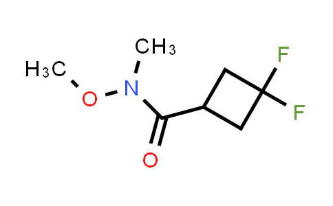 CAS No. 1254223-51-2, 3,3-Difluoro-N-methoxy-N-methylcyclobutane-1-carboxamide