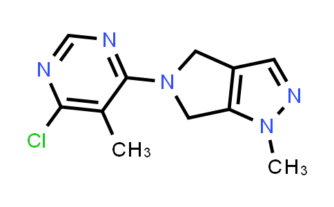 CAS No. 1254360-76-3, Pyrrolo[3,4-c]pyrazole, 5-(6-chloro-5-methyl-4-pyrimidinyl)-1,4,5,6-tetrahydro-1-methyl-