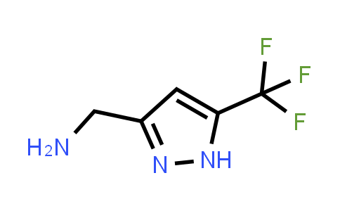 CAS No. 1254717-53-7, (5-(Trifluoromethyl)-1H-pyrazol-3-yl)methanamine