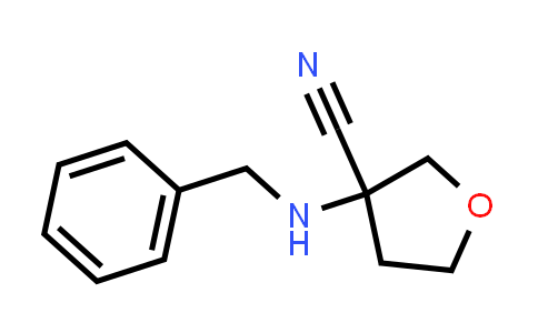 CAS No. 1254809-47-6, 3-(Benzylamino)tetrahydrofuran-3-carbonitrile