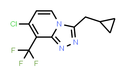 CAS No. 1254981-30-0, 7-Chloro-3-(cyclopropylmethyl)-8-(trifluoromethyl)-[1,2,4]triazolo[4,3-a]pyridine