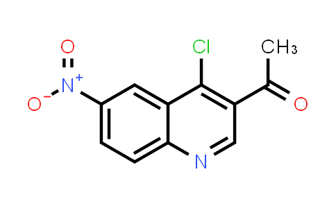 CAS No. 1255099-25-2, 1-(4-Chloro-6-nitroquinolin-3-yl)ethan-1-one