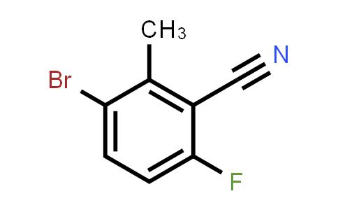 CAS No. 1255207-47-6, 3-Bromo-6-fluoro-2-methylbenzonitrile