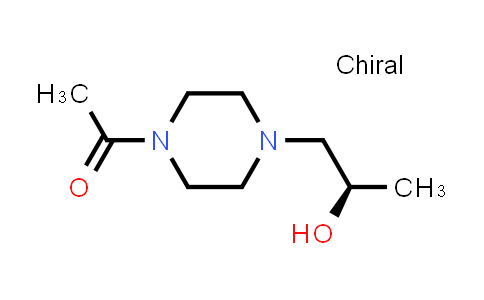 CAS No. 1255341-55-9, (R)-1-(4-(2-Hydroxypropyl)piperazin-1-yl)ethan-1-one