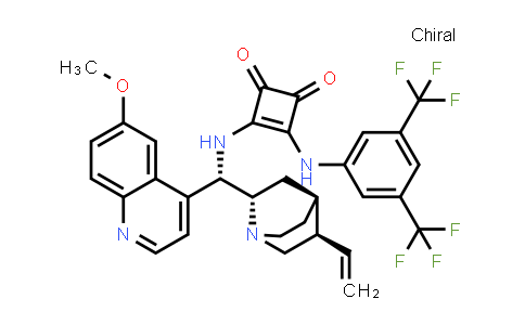 CAS No. 1256245-84-7, 3-[[3,5-Bis(trifluoroMethyl)phenyl]aMino]-4-[[(8a,9S)-6'-Methoxycinchonan-9-yl]amino]-3-Cyclobutene-1,2-dione