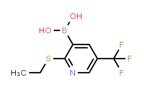 CAS No. 1256345-55-7, (2-(Ethylthio)-5-(trifluoromethyl)pyridin-3-yl)boronic acid