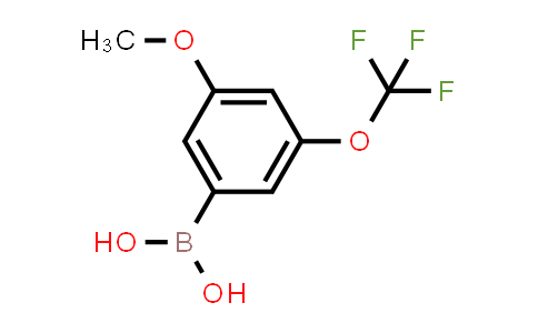 CAS No. 1256345-88-6, B-[3-Methoxy-5-(trifluoromethoxy)phenyl]boronic acid