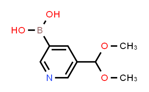 CAS No. 1256346-31-2, (5-(Dimethoxymethyl)pyridin-3-yl)boronic acid