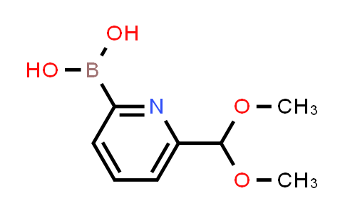 CAS No. 1256355-18-6, (6-(Dimethoxymethyl)pyridin-2-yl)boronic acid