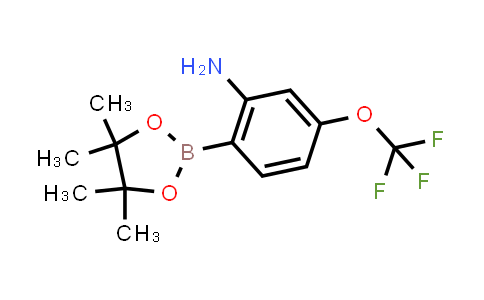 CAS No. 1256359-27-9, 2-(4,4,5,5-Tetramethyl-1,3,2-dioxaborolan-2-yl)-5-(trifluoromethoxy)aniline