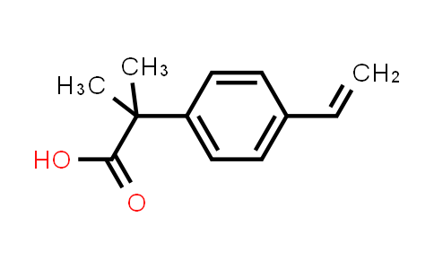 CAS No. 1256584-72-1, 2-Methyl-2-(4-vinylphenyl)propanoic acid