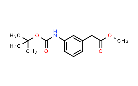 CAS No. 1256633-22-3, methyl 2-(3-(tert-butoxycarbonylamino)phenyl)acetate