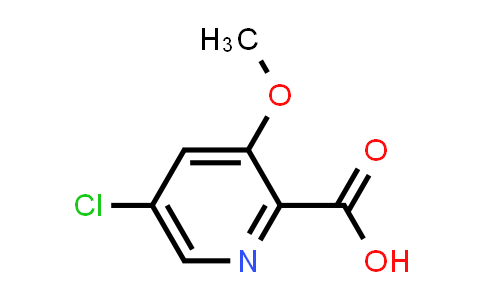 CAS No. 1256789-21-5, 5-Chloro-3-methoxypyridine-2-carboxylic acid