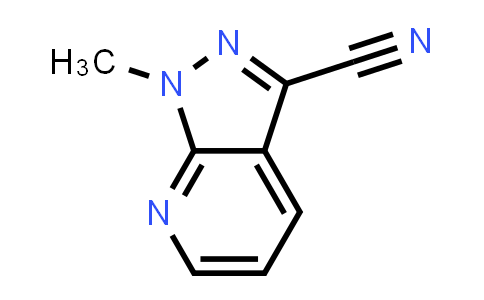 CAS No. 1256795-04-6, 1-Methyl-1H-pyrazolo[3,4-b]pyridine-3-carbonitrile