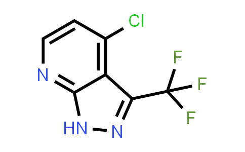 CAS No. 1256802-09-1, 4-Chloro-3-(trifluoromethyl)-1H-pyrazolo[3,4-b]pyridine