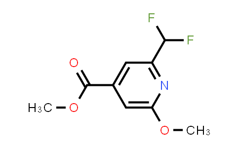 CAS No. 1256807-01-8, Methyl 2-(difluoromethyl)-6-methoxypyridine-4-carboxylate