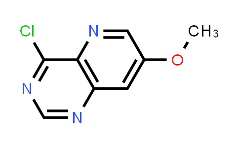 CAS No. 1256811-43-4, 4-Chloro-7-methoxypyrido[3,2-d]pyrimidine