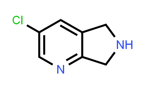 CAS No. 1256813-78-1, 3-Chloro-6,7-dihydro-5H-pyrrolo[3,4-b]pyridine