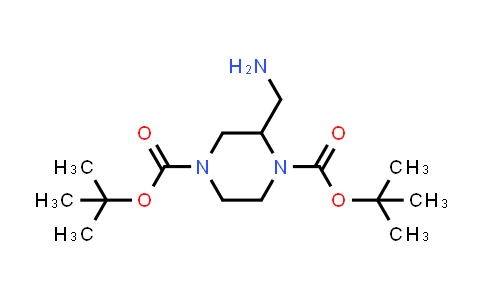 CAS No. 1256815-07-2, Di-tert-butyl 2-(aminomethyl)piperazine-1,4-dicarboxylate