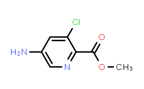 CAS No. 1256825-20-3, Methyl 5-amino-3-chloropyridine-2-carboxylate