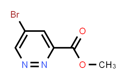 CAS No. 1256826-30-8, 3-Pyridazinecarboxylic acid, 5-bromo-, methyl ester