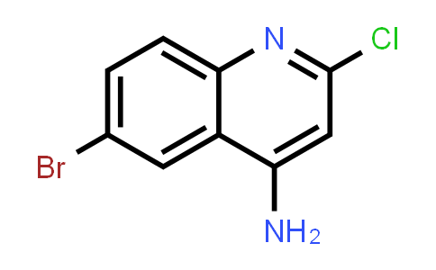 CAS No. 1256834-38-4, 6-Bromo-2-chloroquinolin-4-amine