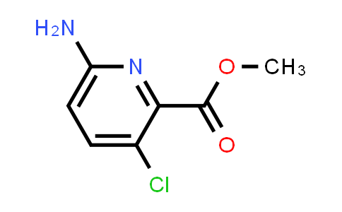 CAS No. 1256835-20-7, Methyl 6-amino-3-chloropicolinate