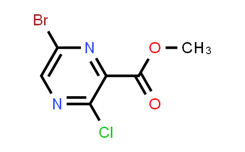 CAS No. 1256921-67-1, Methyl 6-bromo-3-chloropyrazine-2-carboxylate