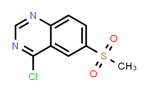 CAS No. 1256955-37-9, 4-Chloro-6-methanesulfonylquinazoline