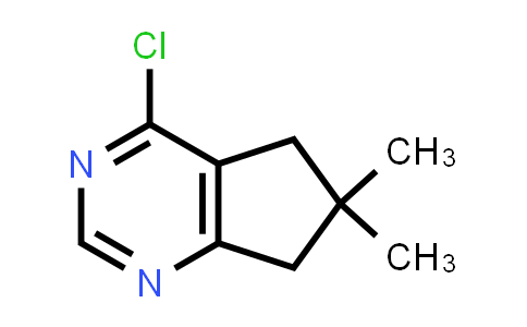 CAS No. 1256955-87-9, 4-Chloro-6,6-dimethyl-6,7-dihydro-5H-cyclopenta[d]pyrimidine