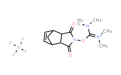 CAS No. 125700-73-4, 2-(1,3-Dioxo-3a,4,7,7a-tetrahydro-1H-4,7-methanoisoindol-2(3H)-yl)-1,1,3,3-tetramethyluronium tetrafluoroborate