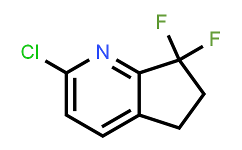 CAS No. 1257072-82-4, 2-Chloro-7,7-difluoro-6,7-dihydro-5H-cyclopenta[b]pyridine