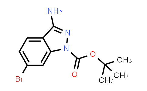 CAS No. 1257211-58-7, tert-Butyl 3-amino-6-bromo-1H-indazole-1-carboxylate