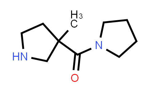 CAS No. 1257293-59-6, (3-Methylpyrrolidin-3-yl)(pyrrolidin-1-yl)methanone