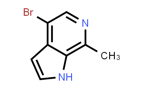 CAS No. 1257294-43-1, 4-Bromo-7-methyl-1H-Pyrrolo[2,3-c]pyridine