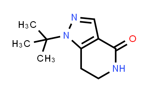 CAS No. 1257403-88-5, 1-(tert-Butyl)-1,5,6,7-tetrahydro-4H-pyrazolo[4,3-c]pyridin-4-one