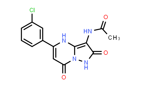 CAS No. 1257440-43-9, N-[5-(3-Chlorophenyl)-2,7-dioxo-1,2,4,7-tetrahydropyrazolo[1,5-a]pyrimidin-3-yl]acetamide