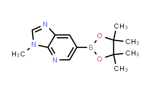 CAS No. 1257554-02-1, 3-Methyl-6-(4,4,5,5-tetramethyl-1,3,2-dioxaborolan-2-yl)-3H-imidazo[4,5-b]pyridine
