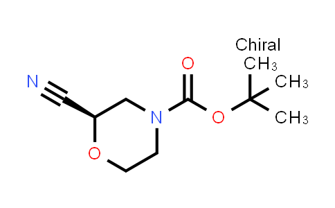 CAS No. 1257850-78-4, tert-Butyl (R)-2-cyanomorpholine-4-carboxylate