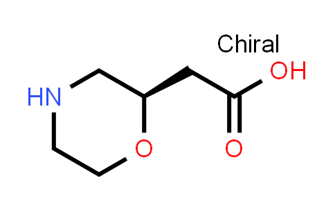 CAS No. 1257854-97-9, (R)-2-(Morpholin-2-yl)acetic acid