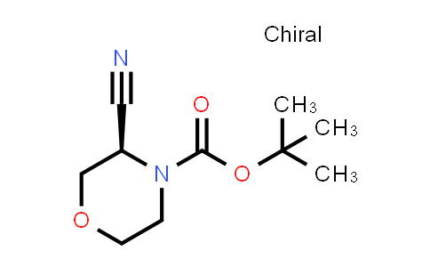 CAS No. 1257856-32-8, tert-Butyl (R)-3-cyanomorpholine-4-carboxylate