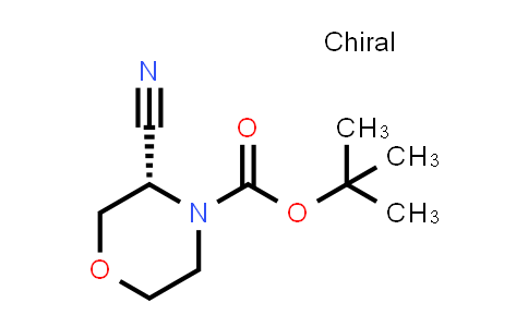 CAS No. 1257856-86-2, tert-Butyl (S)-3-cyanomorpholine-4-carboxylate
