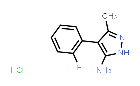 CAS No. 1257878-84-4, 4-(2-Fluorophenyl)-3-methyl-1H-pyrazol-5-amine hydrochloride