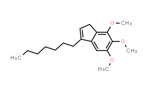 CAS No. 1258275-75-0, 1H-Indene, 3-heptyl-5,6,7-trimethoxy-