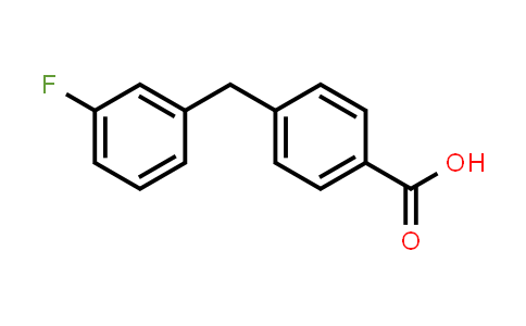 CAS No. 1258540-14-5, 4-(3-Fluorobenzyl)benzoic acid