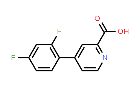 CAS No. 1258626-21-9, 4-(2,4-Difluorophenyl)picolinic acid
