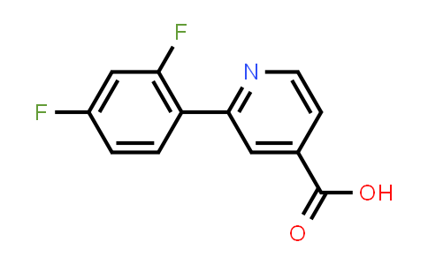 CAS No. 1258627-10-9, 2-(2,4-Difluorophenyl)isonicotinic acid