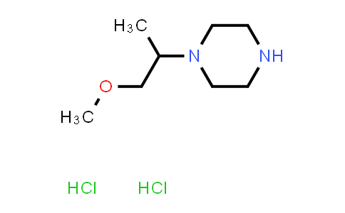 CAS No. 1258640-14-0, 1-(1-Methoxypropan-2-yl)piperazine dihydrochloride
