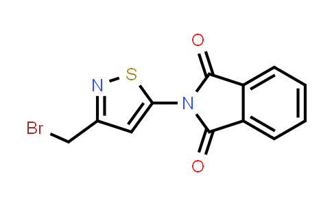 CAS No. 1258841-01-8, 2-(3-Bromomethylisothiazol-5-yl)isoindole-1,3-dione